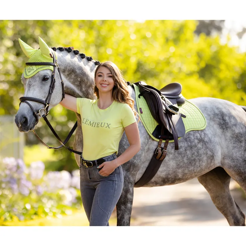 LeMieux Suede GP Square - Kiwi-1